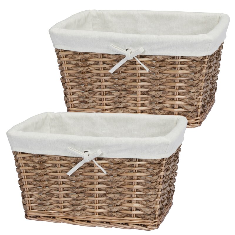 Gracie Oaks Willowbrooke Wicker Basket & Reviews Wayfair